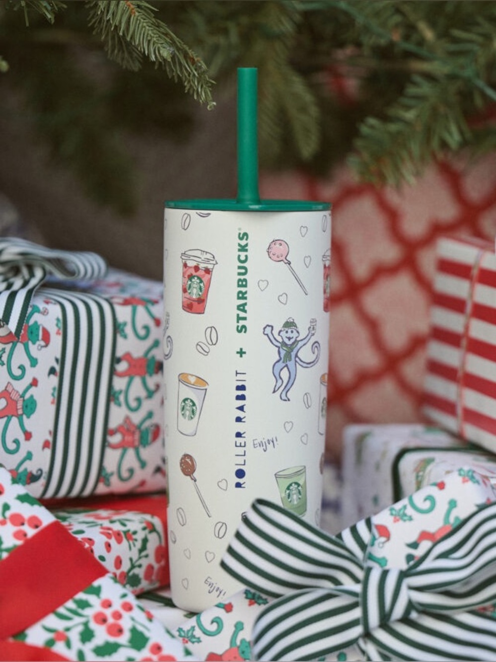 Starbucks x Roller Rabbit Coffeehouse Bonanza
Stainless Steel Cold Cup
